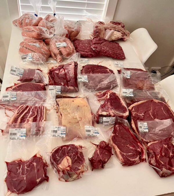 Grass Fed 1/8 Beef Pack 25-30kg